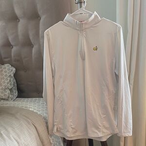 Masters Magnolia Lane White Quarter Zip Pullover